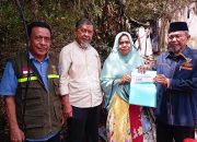 Baznas Selayar Gercep Bantu Korban Kebakaran Rumah di Batangmata Sapo Utara
