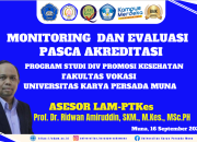 Prodi D4 Promosi Kesehatan Universitas Karya Persada Muna Monev Pascaakreditasi