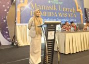 Politisi PKS Hj Meity Rahmatiah Minta Doa Restu Jalankan Tugas di DPR RI Di Hadapan 300 Jamaah Umroh
