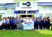 Pelajar SMPN 20 Makassar Bersama LBM Pandawa Kunjungi TVRI dan Je’ne Tallasa