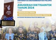 UMPalopo Catat Prestasi Kampus Swasta Satu Satunya di LLDIKTI IX Raih Anugerah Diktisaintek Kategori Program Praktisi Mengajar Perguruan Tinggi Kelas Kolaborasi Teraktif