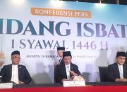 Pemerintah Resmi Tetapkan Hari Raya Idul Fitri 1 Syawal 1446 H Jatuh Senin 31 Maret 2025