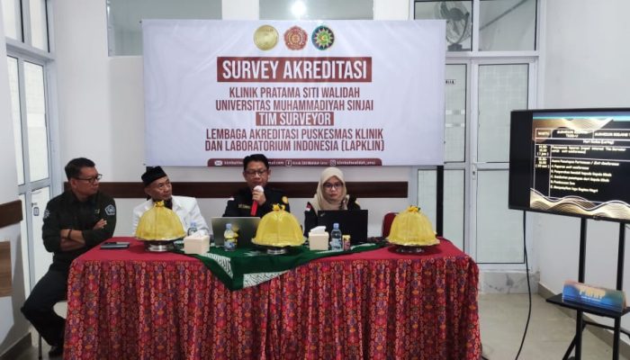 Klinik Siti Walidah Universitas Muhammadiyah Sinjai Disurvey Lapangan oleh LAPKLIN