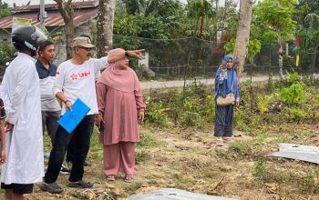 Tanah Milik SMA PGRI Mangkutana Luwu Timur Dikunjungi Ketua YPLP PGRI Sulsel       
