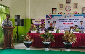 Konferensi PGRI Cabang Sinjai Utara Sukses Memilih Ketua Syamsul Rijal S,Pd, MM Secara Aklamasi
