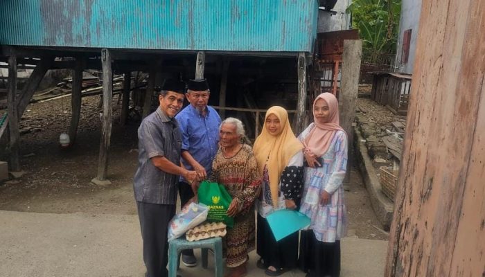 BAZNAS Selayar Gelar Gerakan Senyap ‘’Memerdekan’’ Jompo dari Kesulitan Cari Nafkah