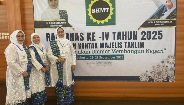 Ketua BKMT Soppeng Dr. Hj. Andi Adawiah Bawa Semangat Kebersamaan ke Rakernas 2025