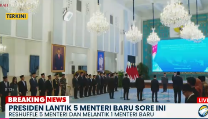 Prabowo Reshuffle Kabinet, Lima Menteri Diganti dan Satu Kementerian Baru Dibentuk