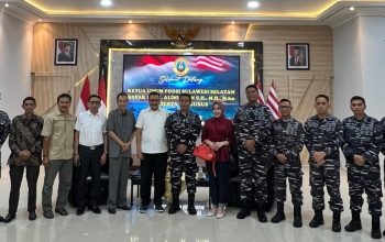 PODSI Sulsel Jalin Silaturahim dengan Komandan Kodaeral VI, TNI AL Siap Dukung Pengembangan Olahraga Dayung