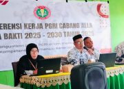 PGRI Cabang Alla Enrekang Sukses Gelar Konferensi Kerja  