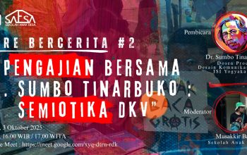 Rumah Buku SaESA Hadirkan Pengajian Seni DKV Bersama Dr. Sumbo
