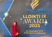 Rektor Prof Dr Hj Andi Cahaya: UNCAPI Bone Raih Peringkat Tiga LLDIKTI IX Award 2025,  Kategori Perguruan Tinggi Jumlah Judul Penelitian Terbanyak Klaster Madya