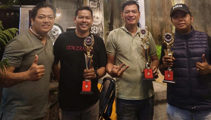 Turnamen Mini Domino Silaturahin Gelaran LMD Sport dan Lorong Kopi DS Diikuti 32 Pasang, Ini Pemenangnya!