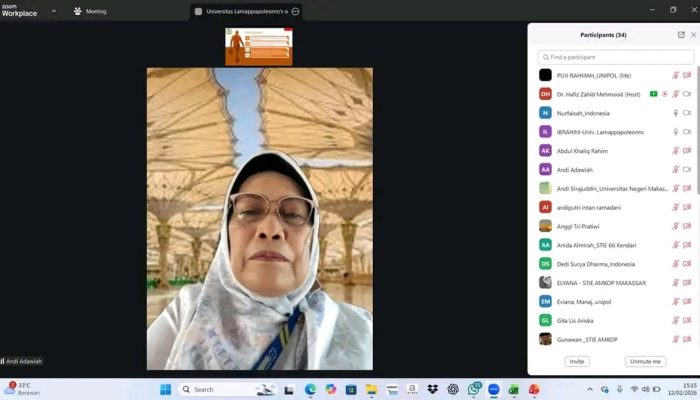 Rektor UNIPOL Dr. Hj. Andi Adawiah Hadiri Konferensi Internasional Ketahanan Pangan