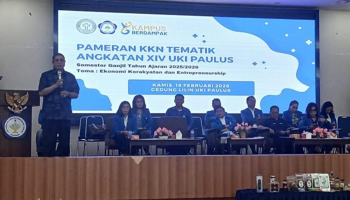 Rektor Prof Agus Salim: Apresiasi KKN Tematik UKI Paulus, Mahasiswa Jadi Duta Kampus di Tengah Masyarakat