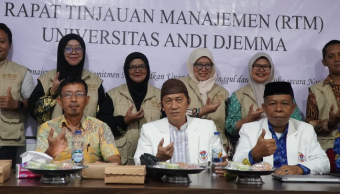 Universitas Andi Djemma Gelar Rapat Tinjauan Manajemen (RTM) Tingkat Universitas