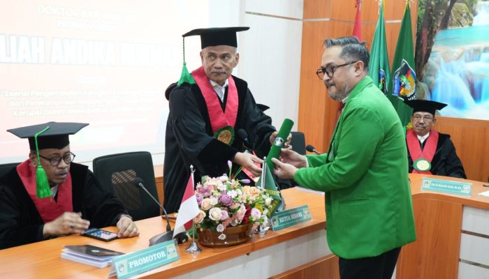 Wakil Dekan FH Unismuh Makassar Auliah Andika Rukman Raih Gelar Doktor di PPs UMI