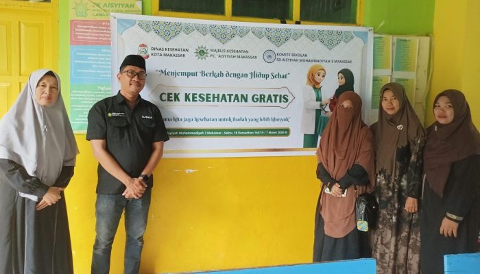 SD Aisyiyah Muhammadiyah 3 Makassar Gelar Baksos dan Pemeriksaan Kesehatan Gratis