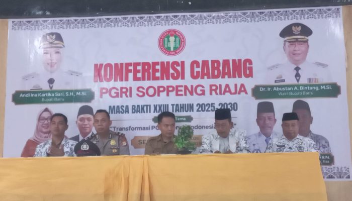 PGRI Soppeng Riaja Gelar Konferensi Cabang, Fokus Pada Kepemimpinan Berintegritas
