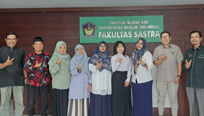 Mahasiswa Jepang Kunjungi FSIKP UMI Mempelajari Budaya dan Kehidupan Sosial Sulawesi Selatan