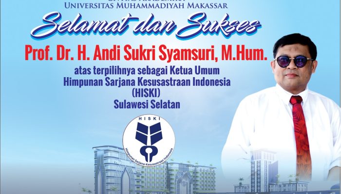 Prof. Dr. Andi Sukri Syamsuri Terpilih Aklamasi Sebagai Ketua HISKI Sulsel Periode 2026-2030