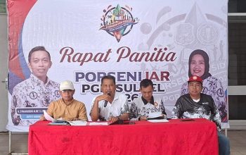 Panitia PORSENIJAR 2026 PGRI Sidrap Fokus Pastikan Kenyamanan Peserta