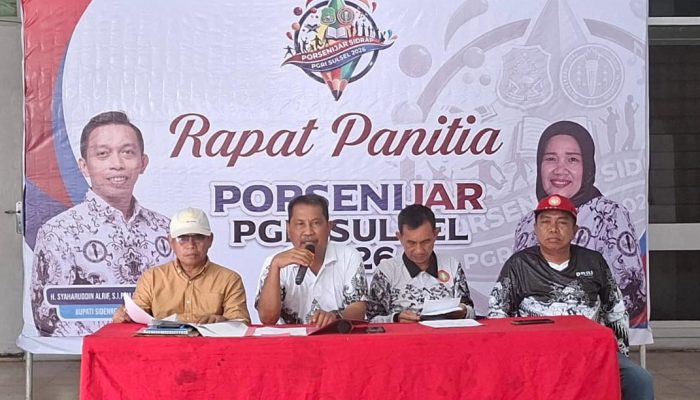 Panitia PORSENIJAR 2026 PGRI Sidrap Fokus Pastikan Kenyamanan Peserta