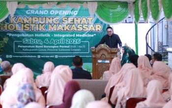 Kampung Sehat Holistik Makassar Resmi Diluncurkan, Cabang Pertama di Indonesia