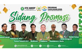 Prodi Doktor Ilmu Manajemen STIE AMKOP Cetak 38 Doktor, 8 Mahasiswa Jalani Promosi Mei 2026