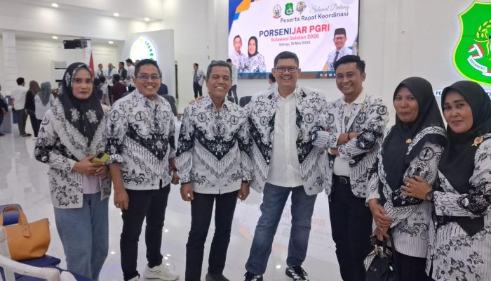 PGRI Sinjai Senang Pemondokan Dekat Arena PORSENIJAR 2026 di Sidrap