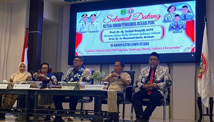 Ketum PB PGRI Prof Unifah Rosyidi Dorong Guru Luwu Utara Tingkatkan Kompetensi dan Inovasi