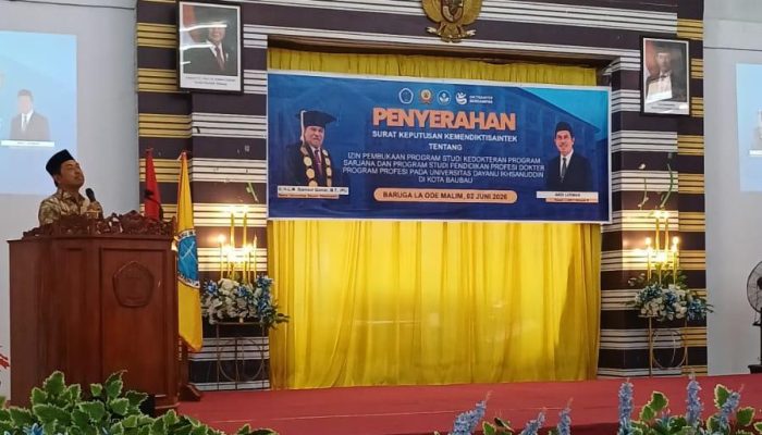 Resmi Kantongi Izin, Unidayan Baubau Buka Prodi Kedokteran dan Profesi Dokter, LLDIKTI IX: Capaian Luar Biasa