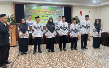 PGRI Bontomarannu Gowa Perkuat Konsolidasi, 7 Pengurus Ranting Resmi Dikukuhkan