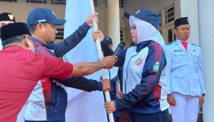 Wali Kota Parepare Lepas 177 Kontingen Porsenijar PGRI, Tasming Hamid: Jaga Nama Baik Daerah