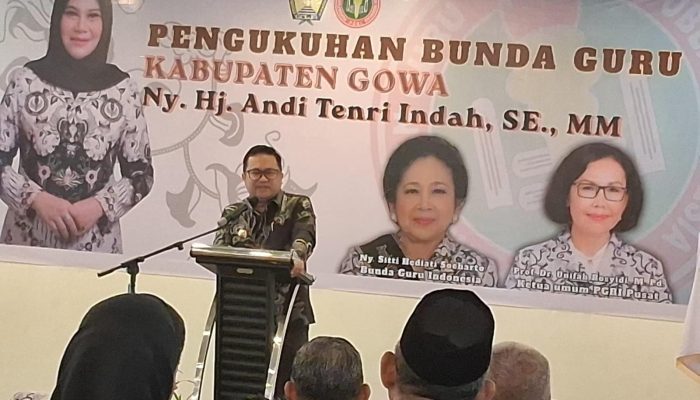 Wakil Bupati H. Darmawangsyah Muin Tantang PGRI Gowa Raih Juara Umum di Porsenijar Sidrap