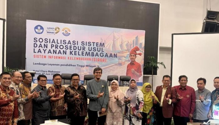 LLDIKTI IX Sosialisasikan Layanan Kelembagaan SIAGA, PTS Diminta Siap Hadapi IAPT 4.1
