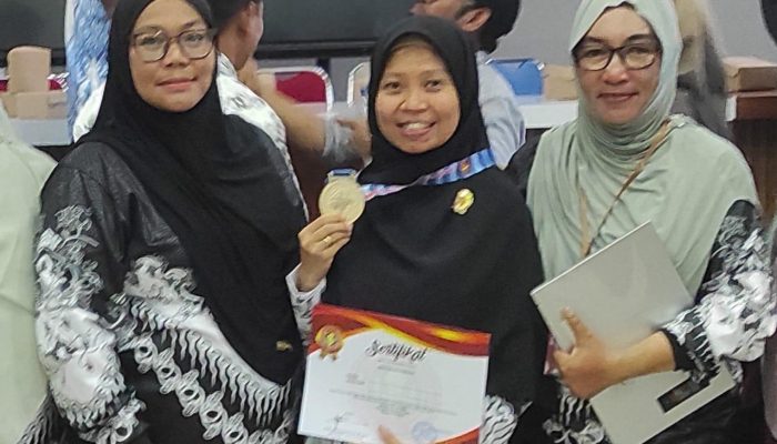 Guru SMPN 2 Pansid Raih Emas Pertama untuk Sidrap di Porsenijar PGRI Sulsel 2026