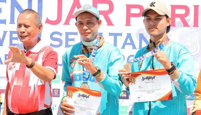 Wajo Raih Emas Pertama dari Cabang Petanque Porsenijar PGRI Sulsel 2026