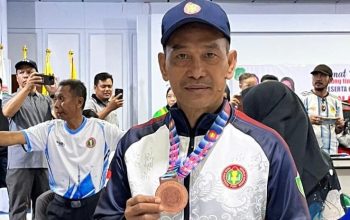 Abdul Hafid Guru SMPN 12 Parepare Raih Medali Perunggu Tenis Meja Beregu di Porsenijar PGRI Sulsel 2026  