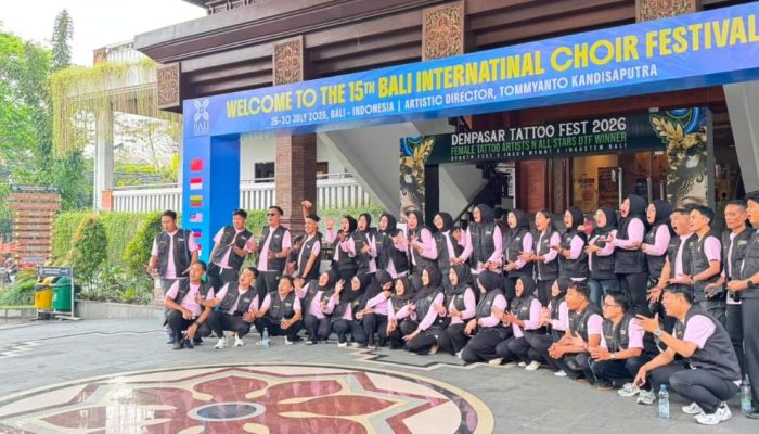 37 Guru PGRI Bone Wakili Sulsel pada 15th Bali International Choir Festival 2026