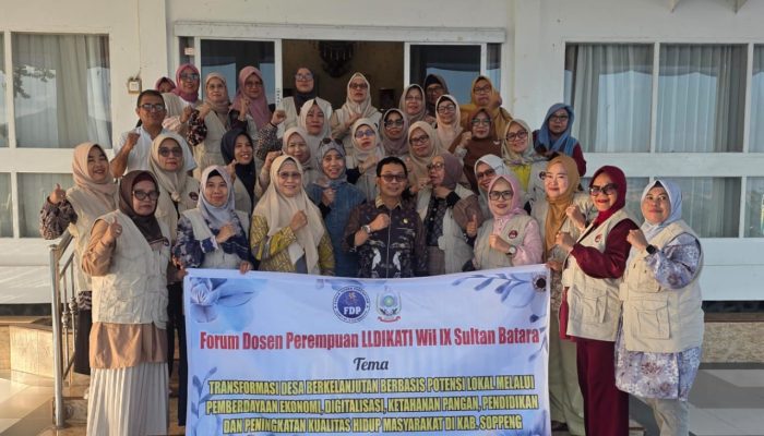 41 Dosen Perempuan LLDIKTI IX Gelar PKM di Soppeng, Bupati Suwardi: Perguruan Tinggi Mitra Strategis Bangun Desa