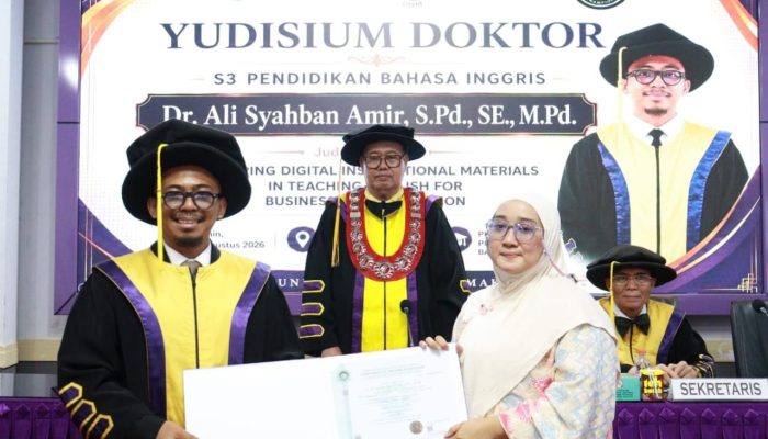 Dosen INTI Ali Syahban Amir Raih Doktor UNM, Kembangkan Model Pembelajaran Digital untuk Komunikasi Bisnis