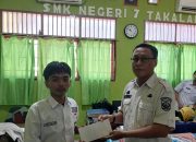 BAZNAS Sulsel Salurkan Bantuan untuk Siswa Kurang Mampu di UPT SMKN 7 Takalar
