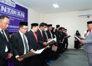 UNIMEN Tata Ulang Struktur Organisasi, Rektor Dr Syawal Sitonda Lantik Sejumlah Pejabat Baru