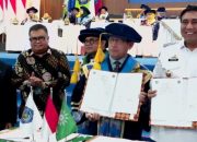 Wisuda Ke-89, Bupati Maros Chaidir Syam Teken Kerja Sama dengan Unismuh Makassar, Perkuat SDM dan Desa Binaan