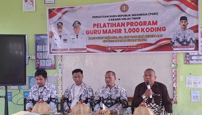 PGRI Sinjai Sasar 9 Cabang untuk Program Sejuta Guru Mahir Koding, Sinjai Timur Libatkan 105 Peserta